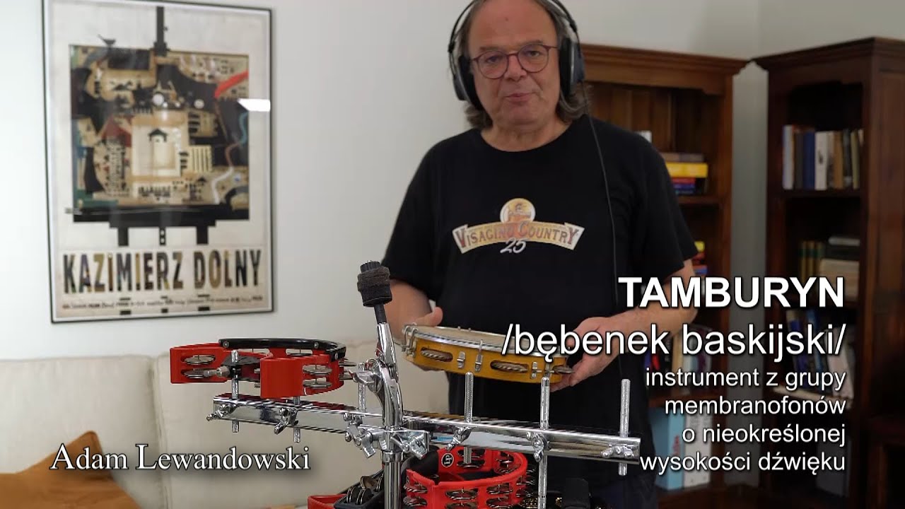 14. Tamburyn - Instrumenty perkusyjne z kolekcji Adama Lewandowskiego