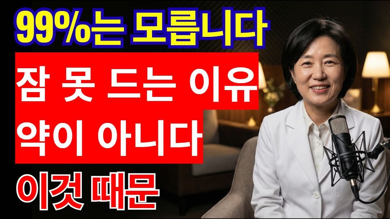 약이 부족해서 잠이 안 오는 게 아닙니다, 더 무서운 이유가 있습니다 | 건강 | 노후 | 면역 | 오디오북 |