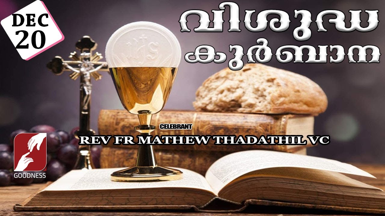 HOLY MASS LIVE @ 6 AM, 20-DEC-2025|FR MATHEW THADATHIL VC|MALAYALAM QURBANA|TODAY MASS|GOODNESS TV