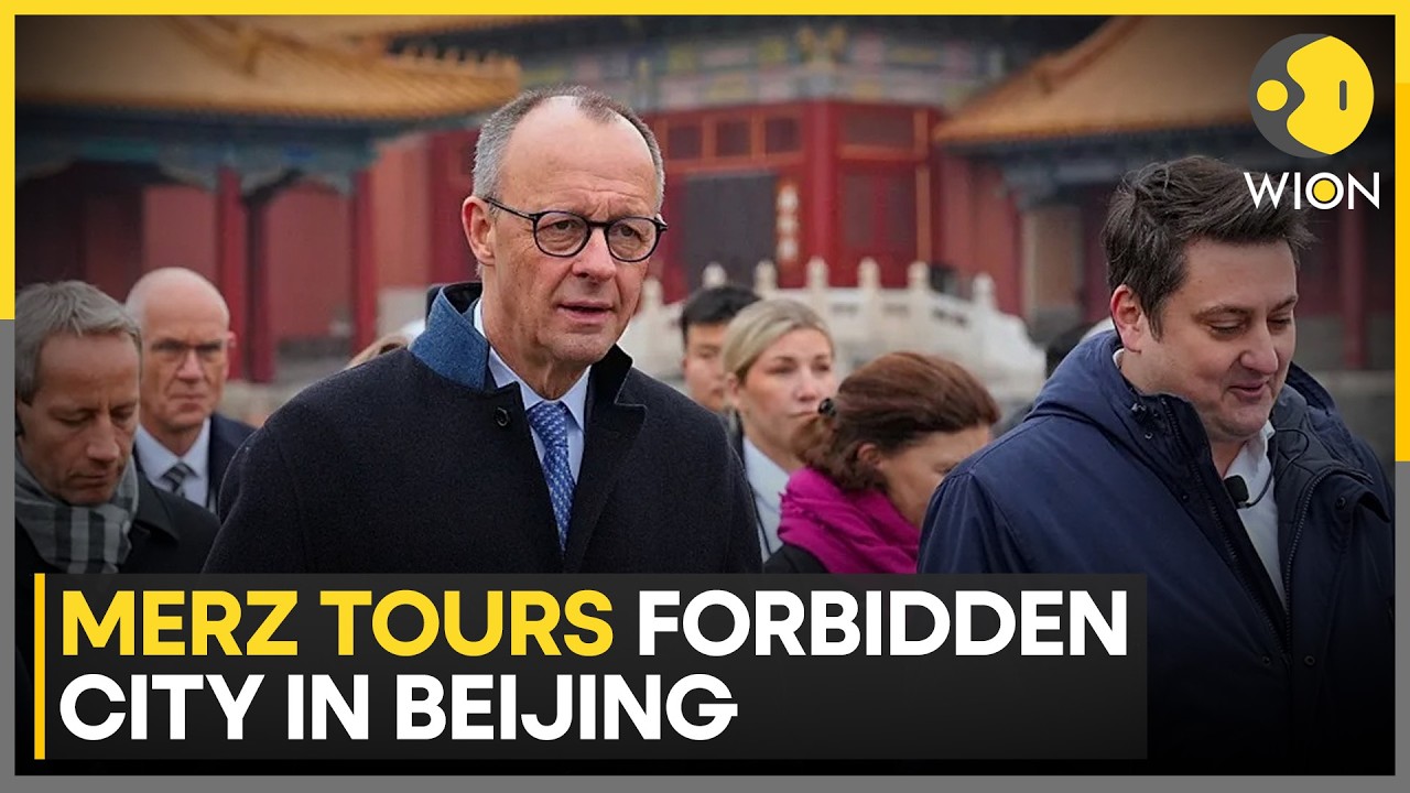 German Chancellor Merz Tours China’s Forbidden City During Official Visit | WION