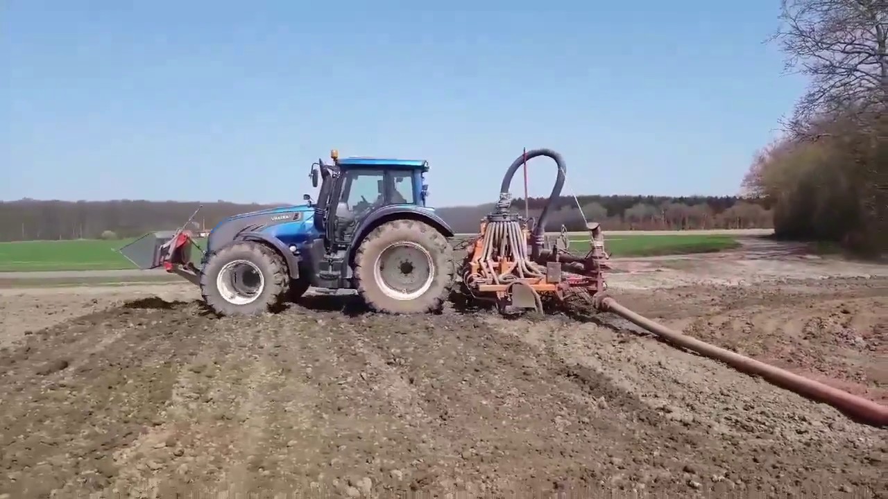 Umbilical slurry injection on black soil in Denmark II