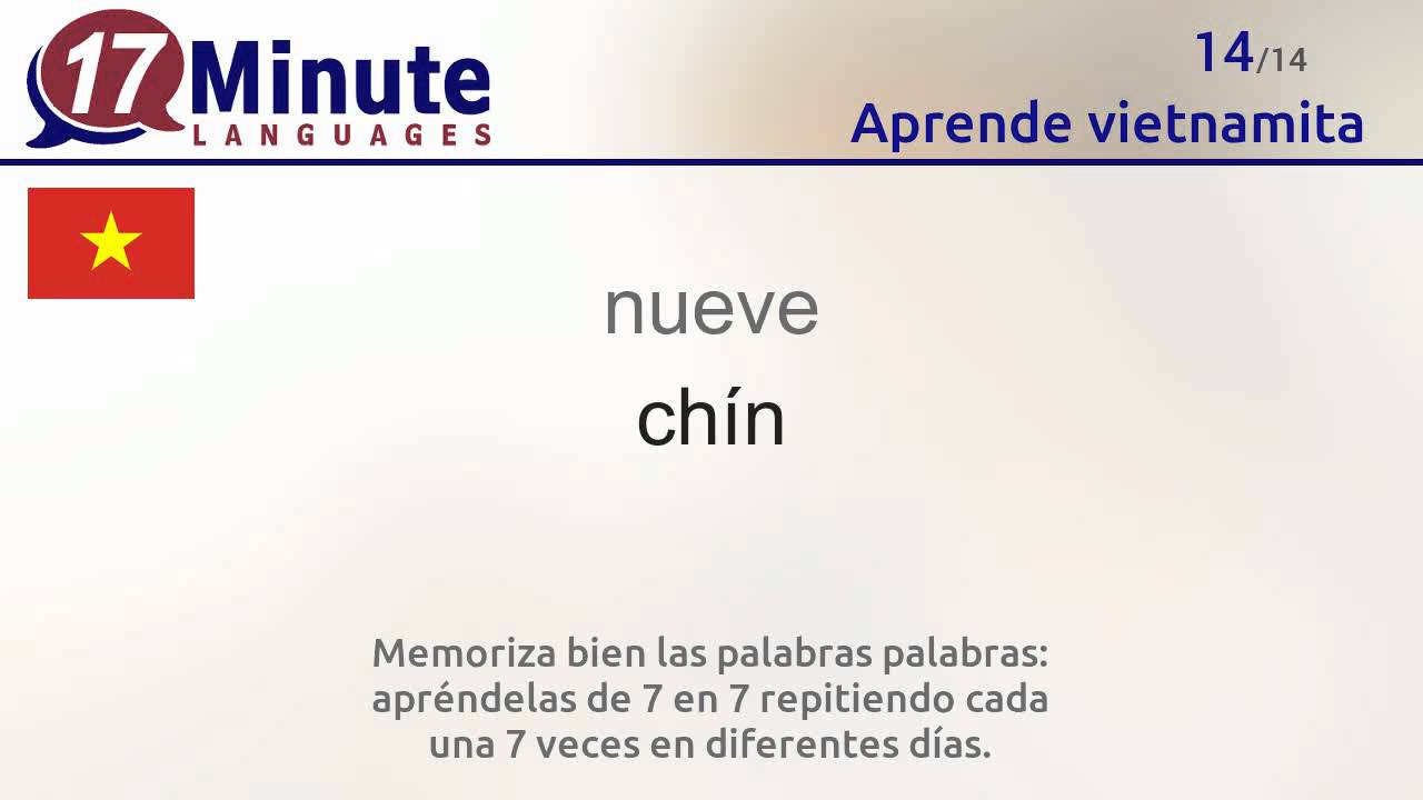 Aprende vietnamita de forma gratuita con nuestro nuevo formato en vídeo.