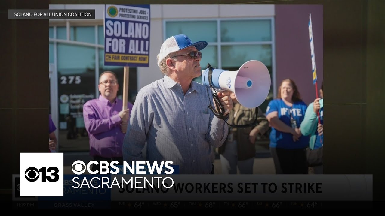 Thousands of Solano County workers set to strike for 2 days