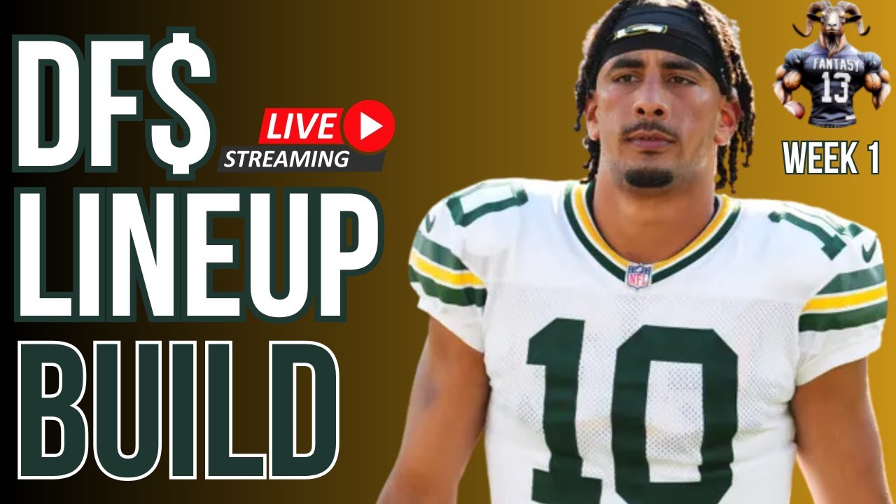 NFL DFS Lineup Build Week 1 | Fanduel DFS Best Picks | TNF Preview