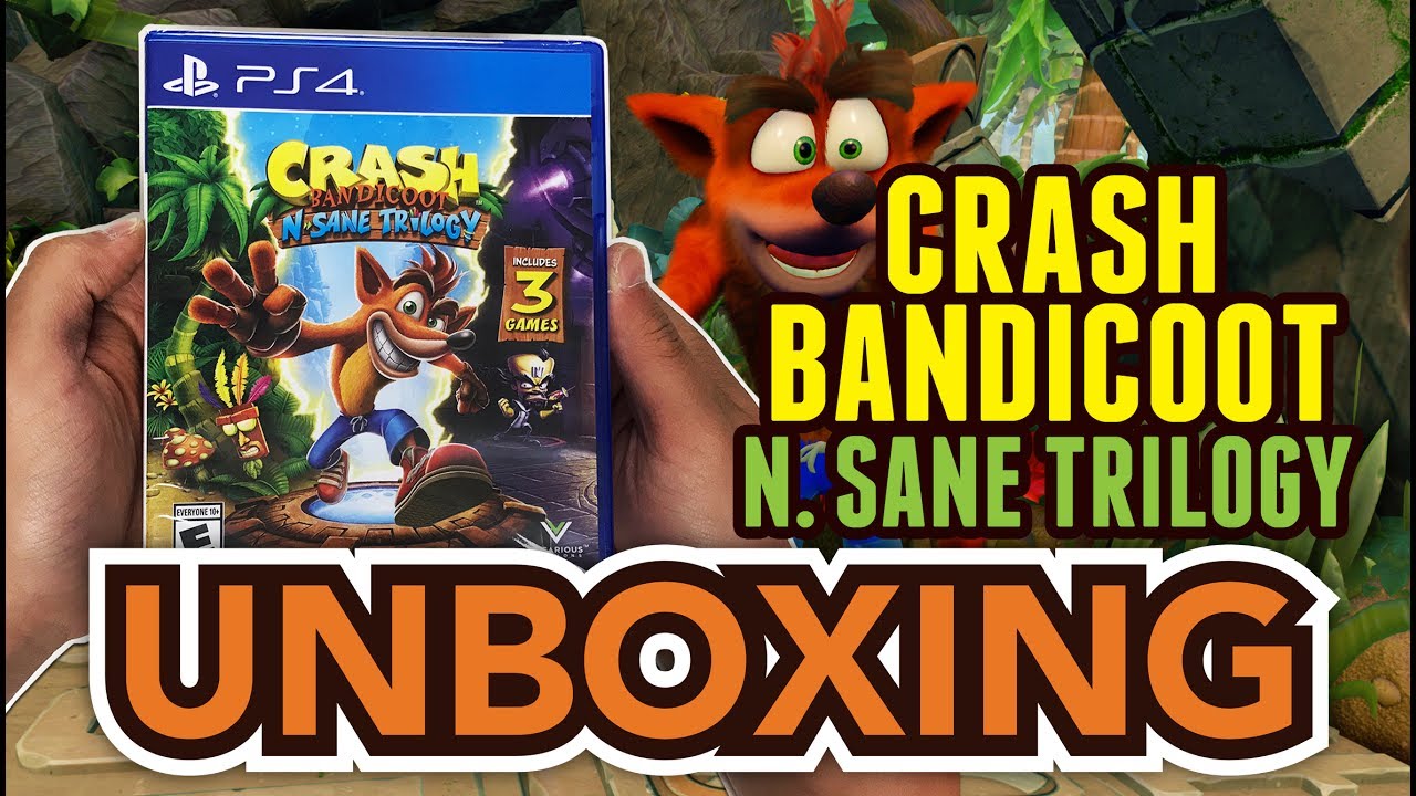 Crash Bandicoot N'Sane Trilogy (PS4) Unboxing !!