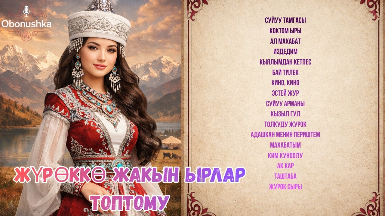 ЖҮРӨККӨ ЖАКЫН ЫРЛАР ТОПТОМУ...