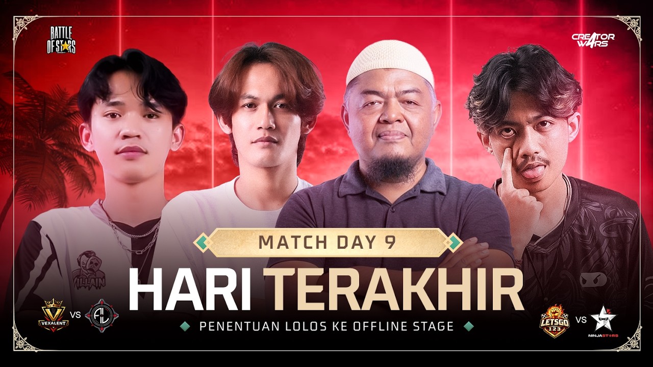 CREATOR WARS DAY 9 BATTLE OF STARS