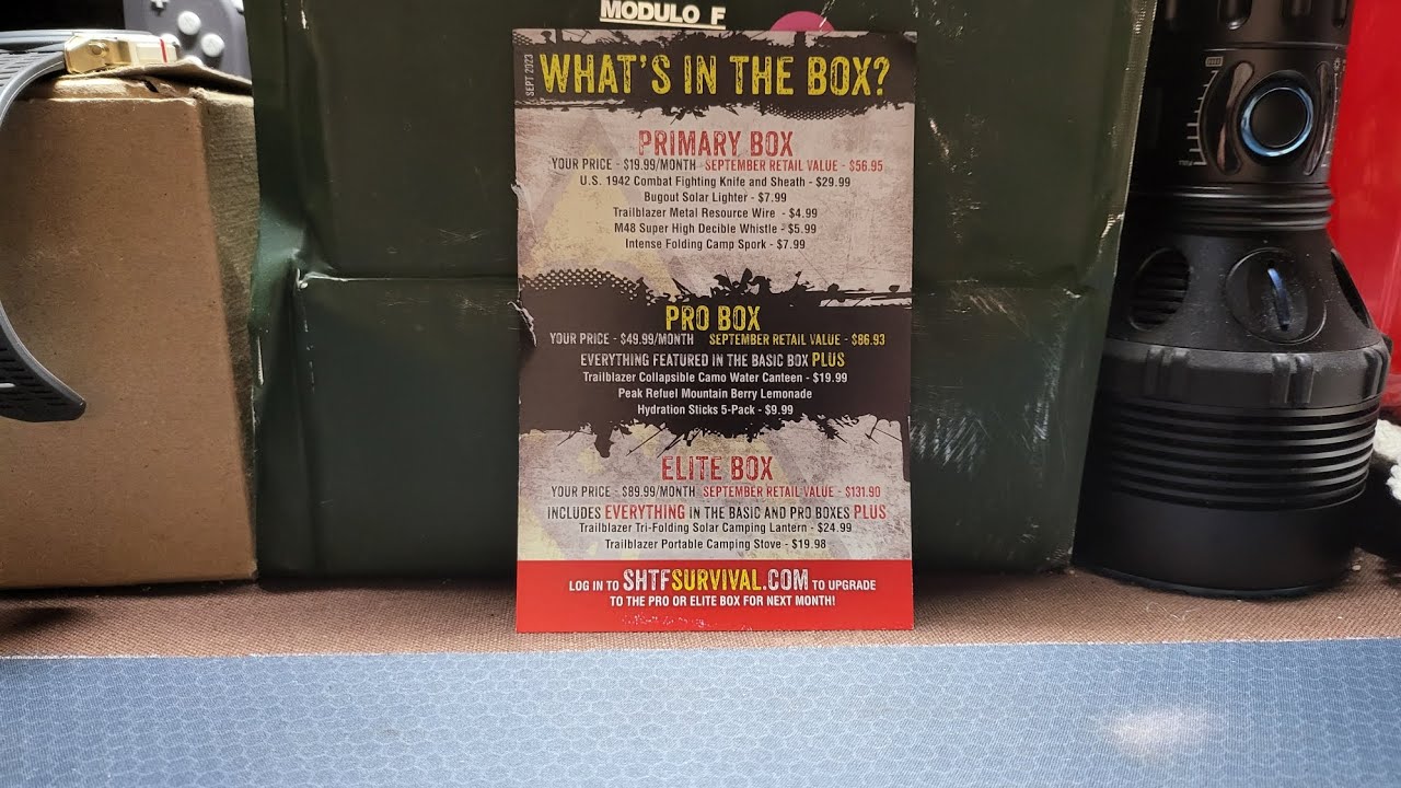 SEPTEMBER 2023 SHTF ELITE SUBSCRIPTION BOX UNBOXING!!