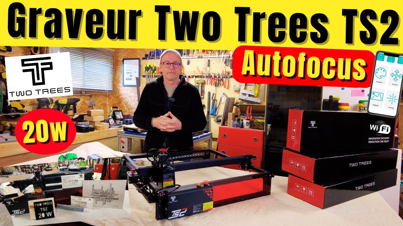 Two Trees TS2❤️ Graveur Laser 20W puissant et très efficace   🚨code promo🚨