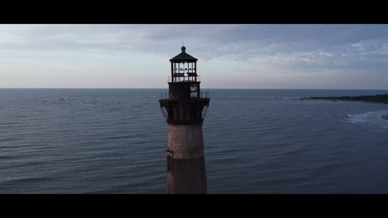FOLLY BEACH SC | Morris Island Lighthouse Drone 1080 HD
