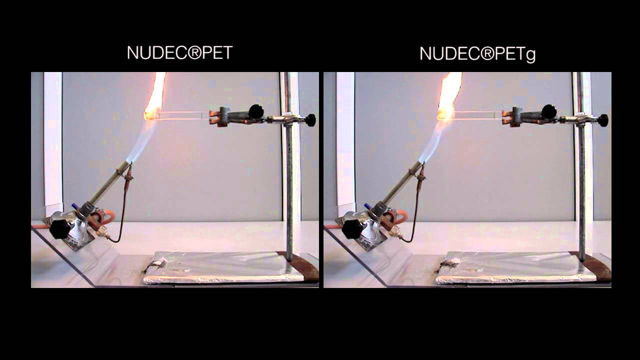 UL94 HB Fire Test: PET vs PETg