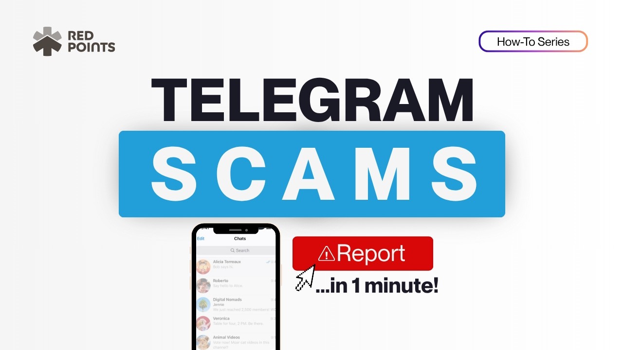 How to report a scam on Telegram in 1 minute!