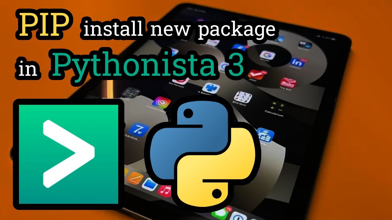 How to install new python package or library in pythonista 3 ipad