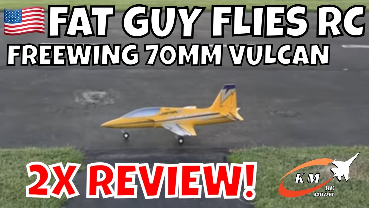 FREEWING 70MM VULCAN 2X REVIEW by FGFRC #aviation #rcjets #rcplane #rc