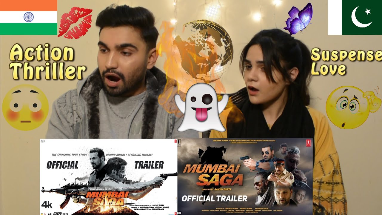 Pakistani React to Mumbai Saga Trailer, Emraan H, Suniel S, John A, Kajal, Mahesh M, Desi H&D Reacts
