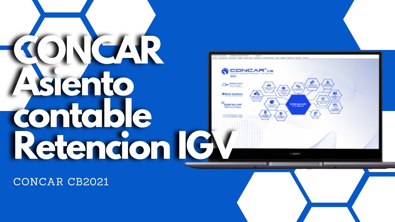 🔵🟣CONCAR - ASIENTO CONTABLE PARA RETENCION IGV 🔶