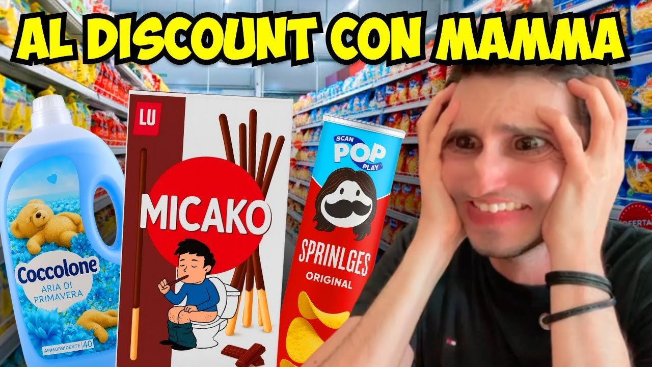 Io a 10 Anni A Fare la Spesa al DISCOUNT Con Mia Madre