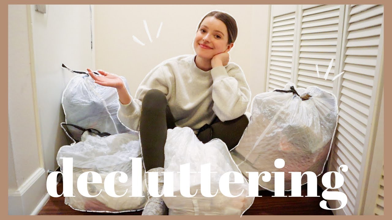 Decluttering AS MUCH AS POSSIBLE!