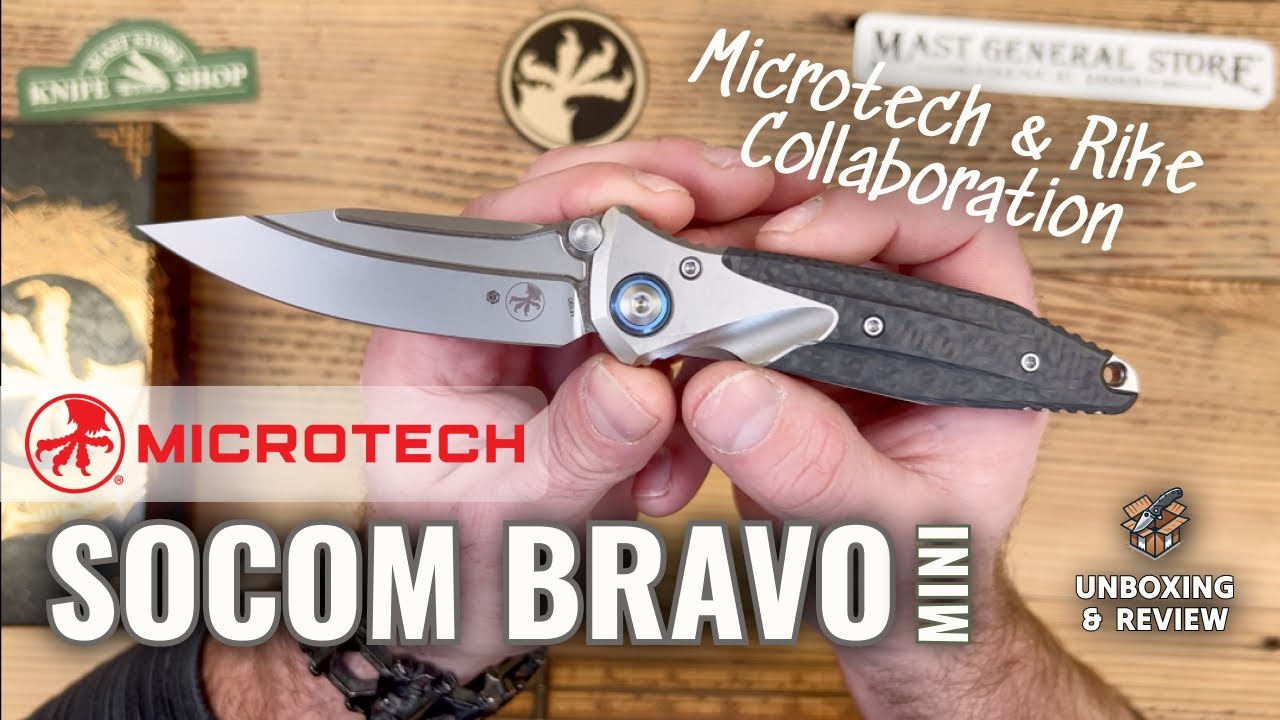 Microtech | Socom Bravo Mini Knife | Collab with Rike Knives