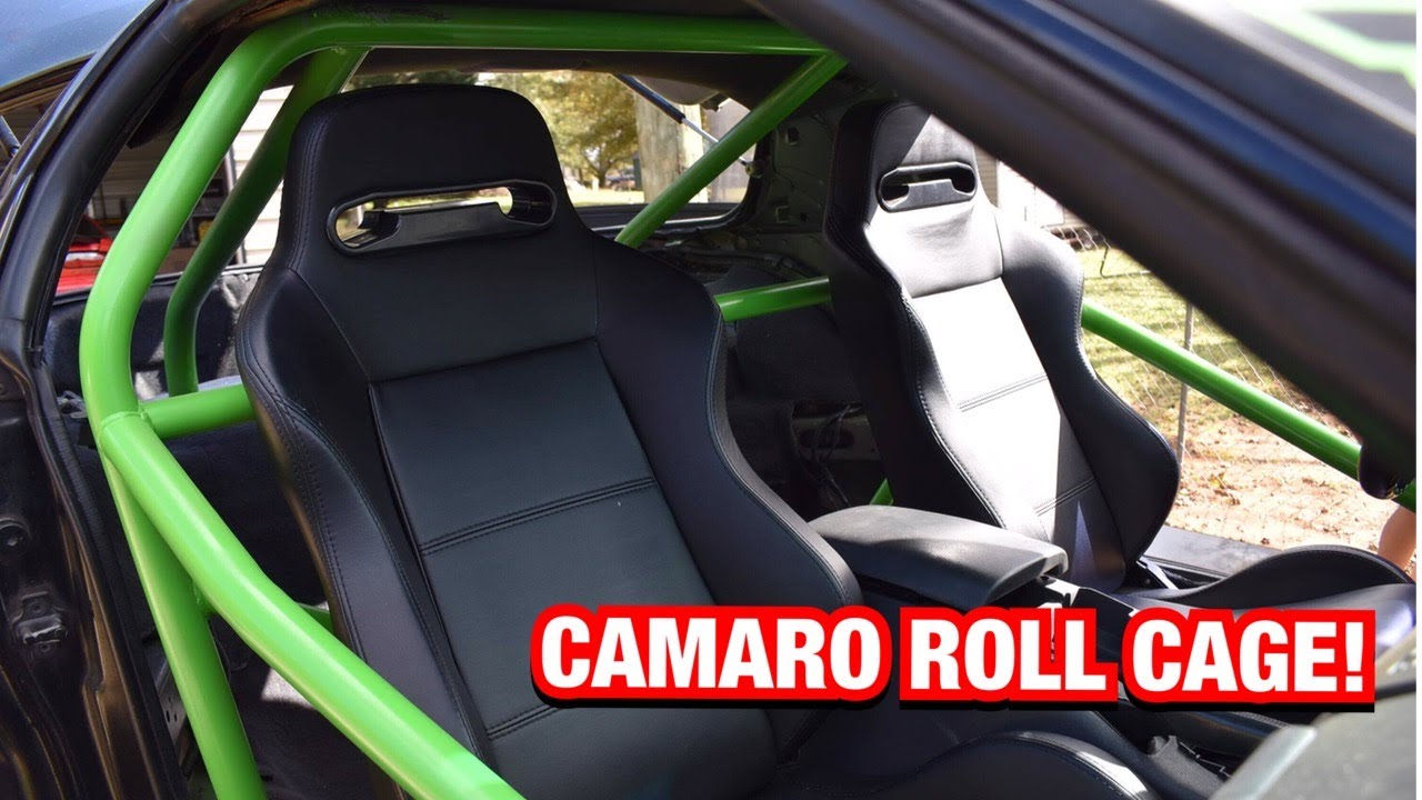 Installing a roll cage in a Camaro!