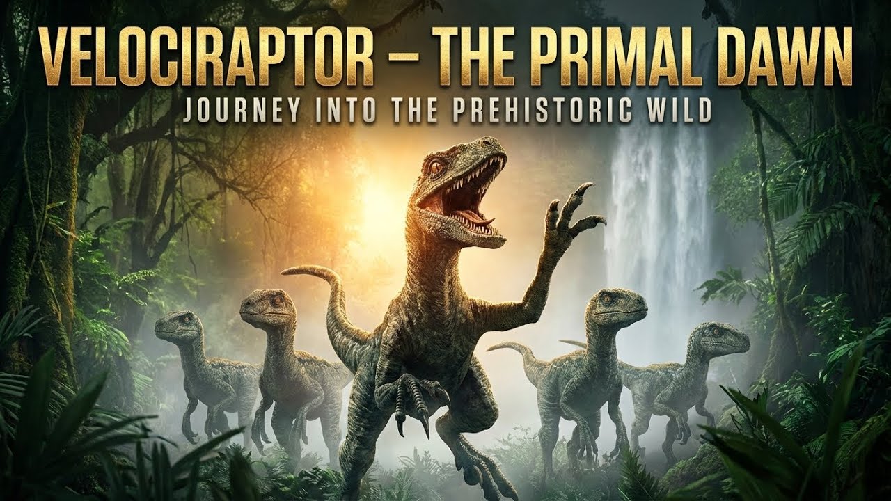 VELOCIRAPTOR – THE PRIMAL DAWN*JOURNEY INTO THE PREHISTORIC WILD.