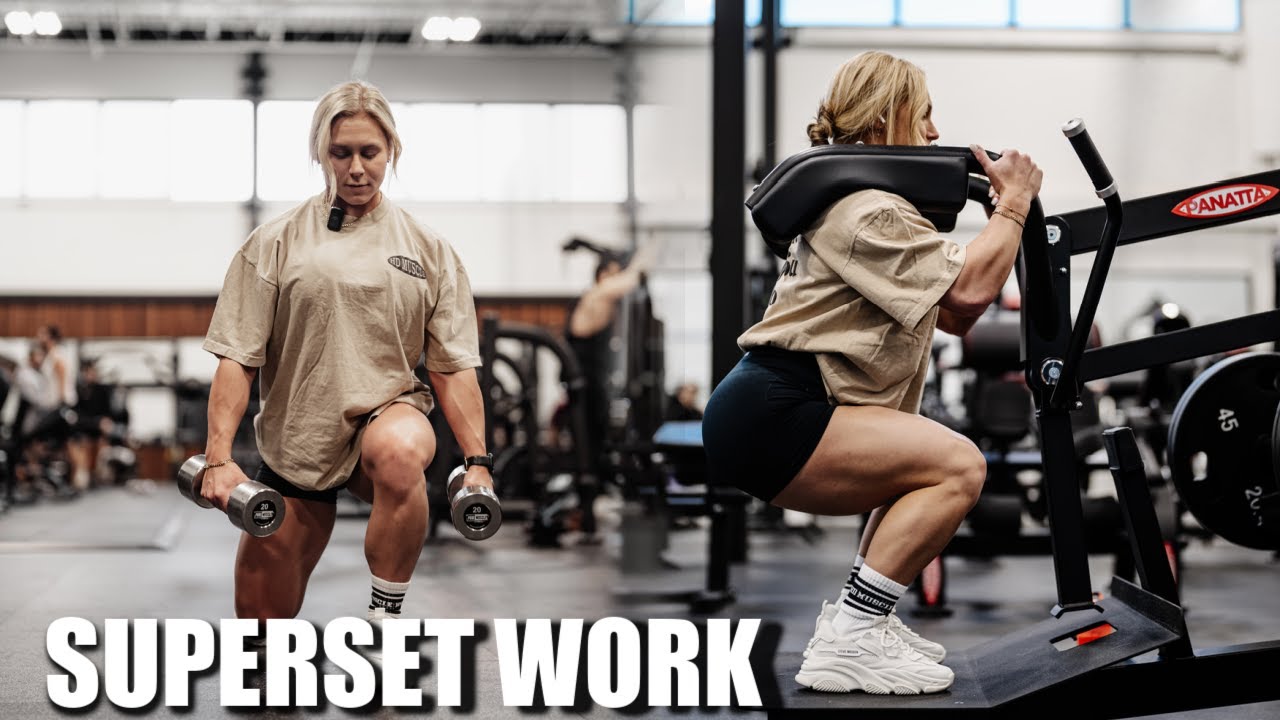 HEAVY WEIGHT ISN'T THE ONLY WAY | Leg day superset