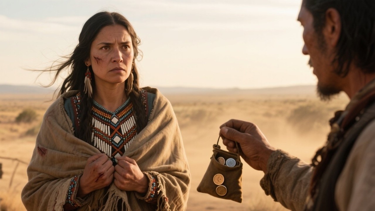 “You’ll Regret It, I Won’t Bow” — War Claim Widow Warns as Choctaw Hunter Buys Her for $3 |