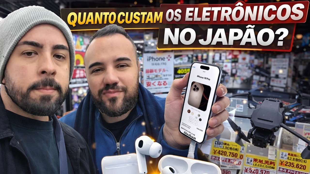 Quanto custam os eletr&ocirc;nicos no Jap&atilde;o? iPhone, DJI e gadgets | Pre&ccedil;os 