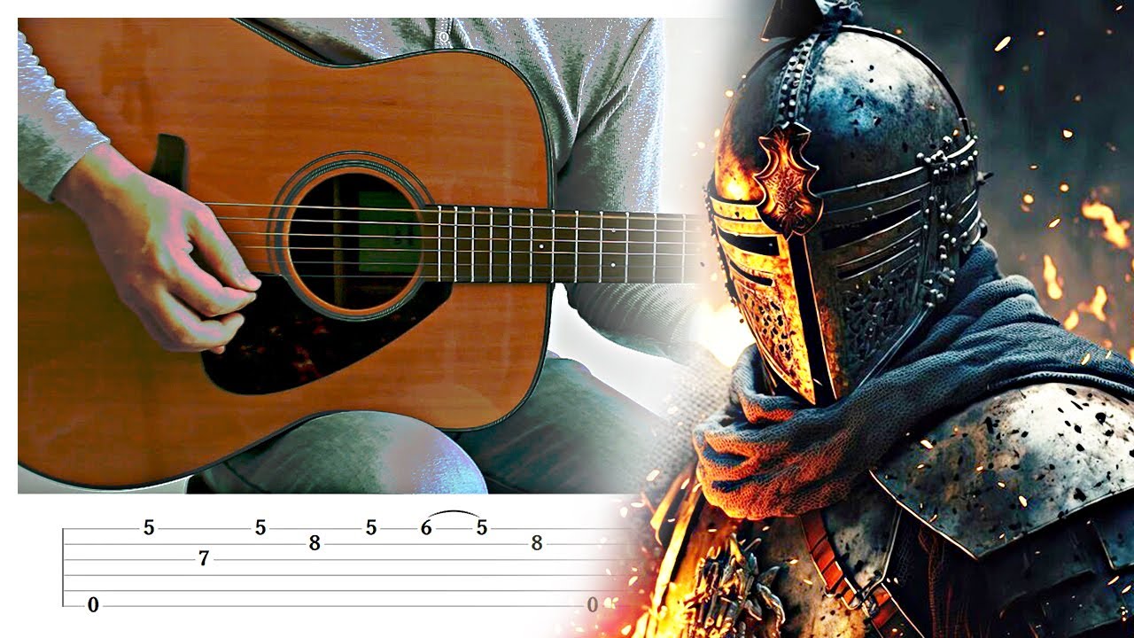 TOP 5 Melodies of Warriors [Medieval Music & Ambience] Guitar Lessons w/ Tabs!