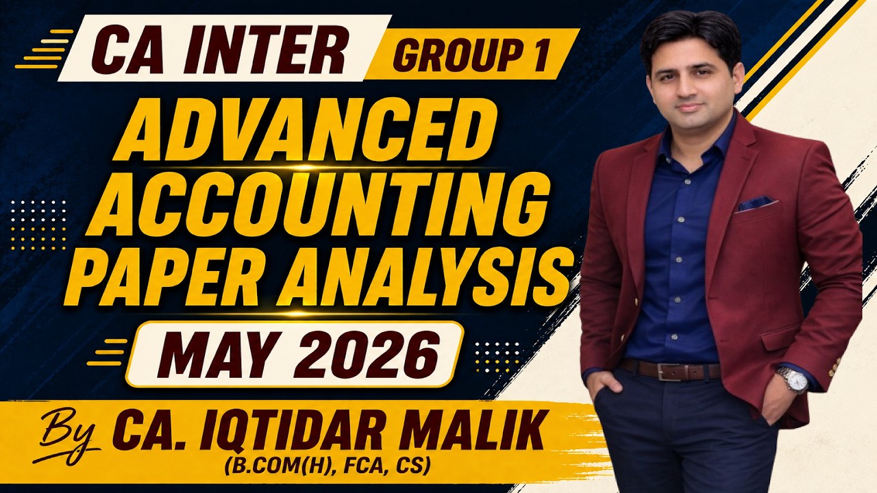 ADVANCED ACCOUNTING - PAPER ANALYSIS