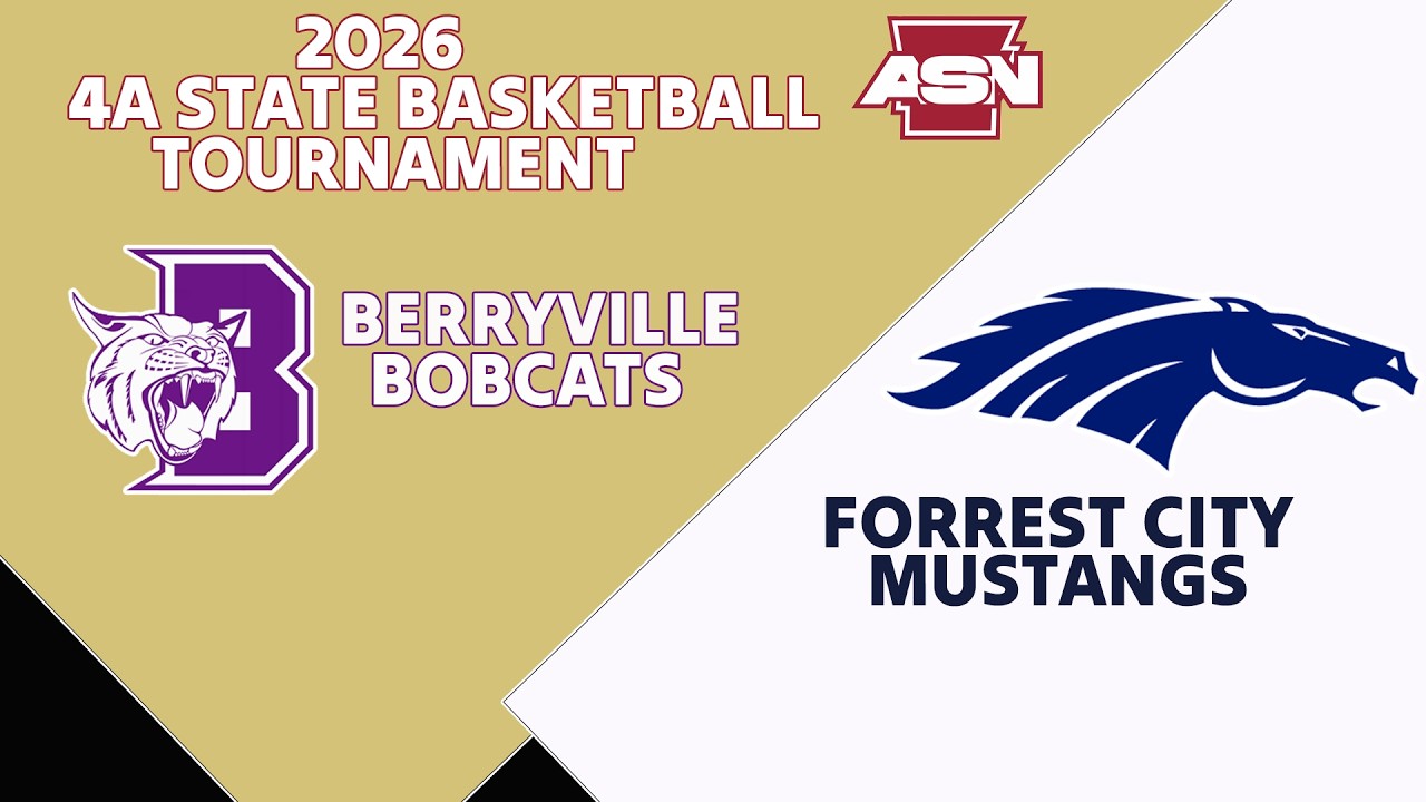 Berryville vs. Forrest City Mustangs 4a State Tournament Day 3