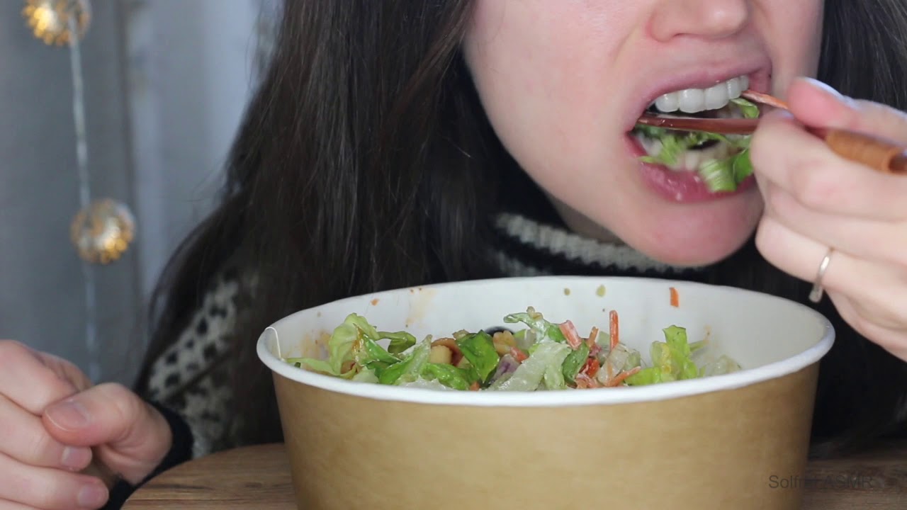 ASMR Eating Sounds | Delicious Pasta Salad (No Talking)