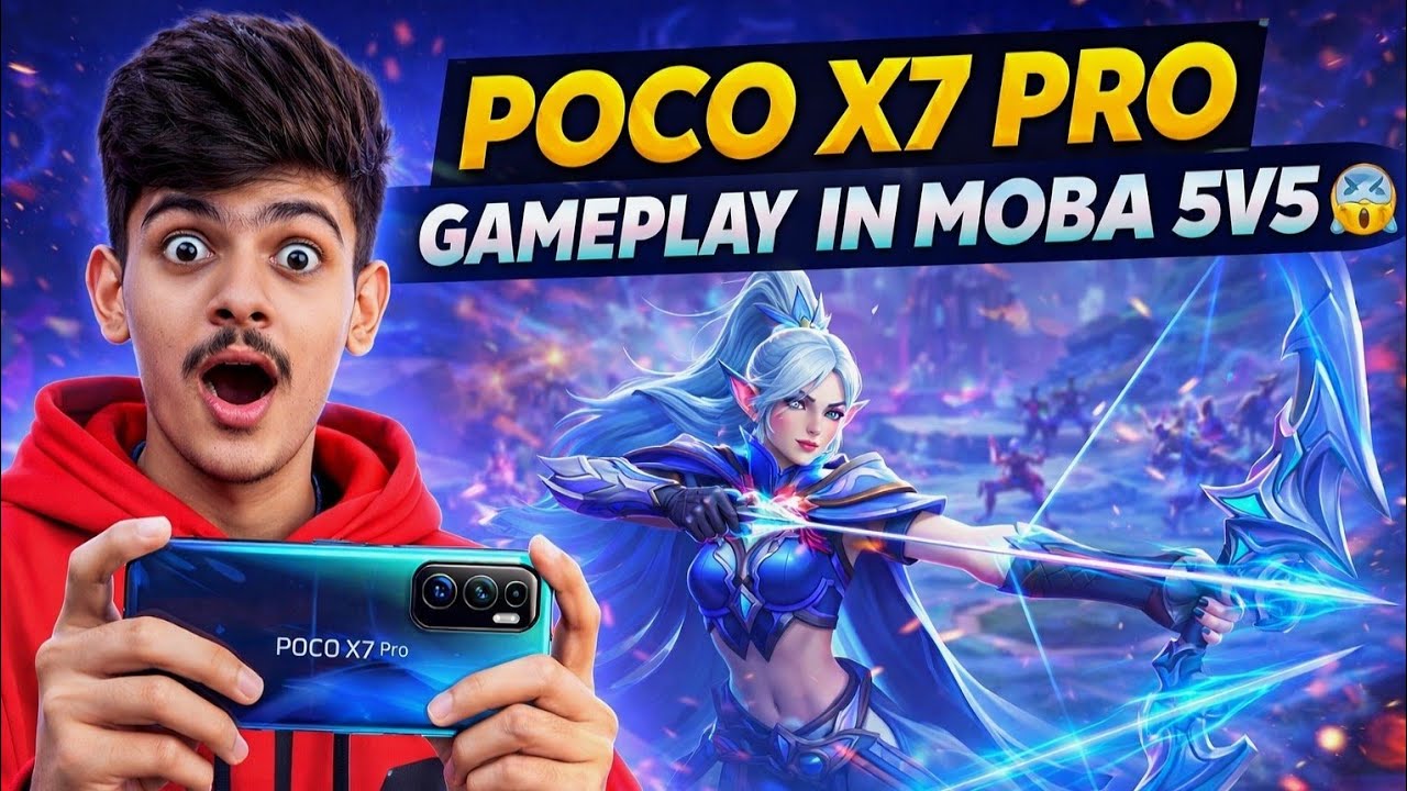 POCO X7 Pro Gameplay in Mobile Legends 5v5 😱 Miya Savage Damage Test! 