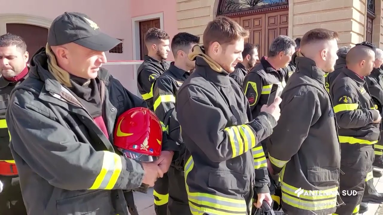 03 Dicembre 2022   Ugento LE   Santa barbara, dimostrazione dei Vigili del Fuoco
