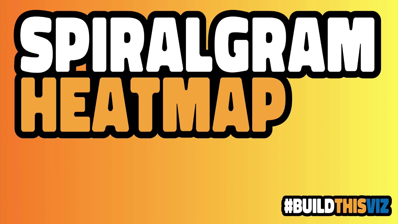 Spirograph Heatmap | Build This Viz | Tableau Tutorial With Data Coach