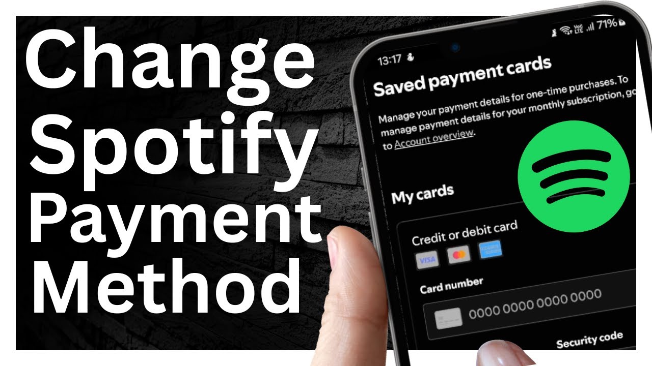 How to Change Payment Method on Spotify No App Needed