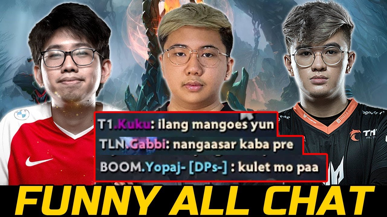 FUNNY ALL CHAT IN SEA PUBS - YOPAJ GABBI VS KUKU DOTA 2