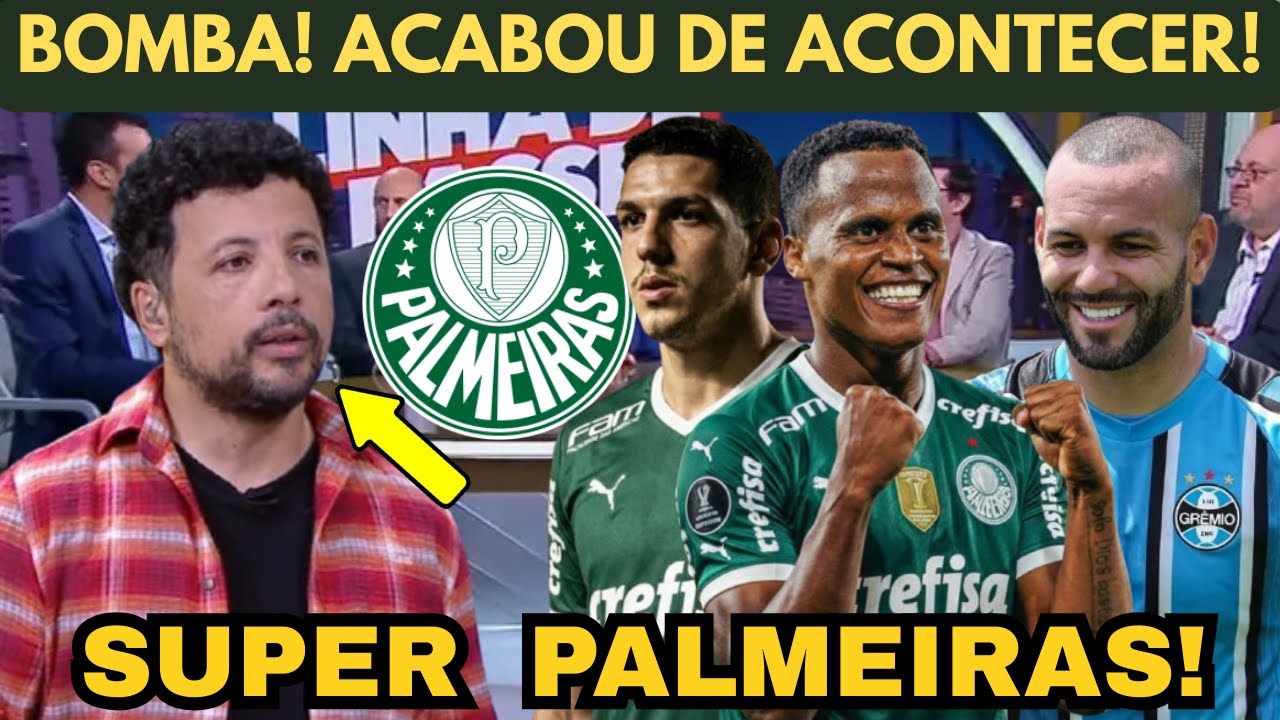 ANDRÉ HERNAN SOLTA A BOMBA! GRÊMIO FECHA COM WEVERTON E JHON ARIAS PODE CHEGAR AO VERDÃO!?