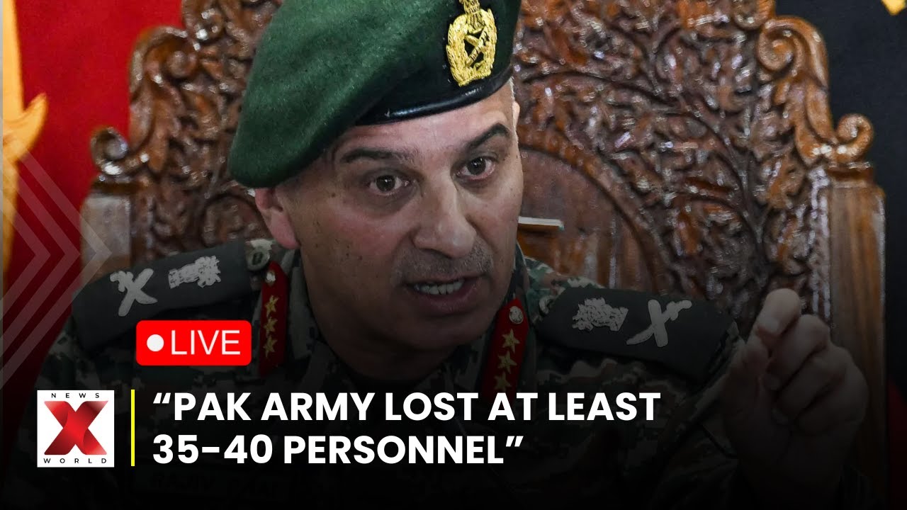 Operation Sindoor briefing LIVE| 'Pakistan Army lost 35 to 40 personnel' |Indian Army| NewsX World