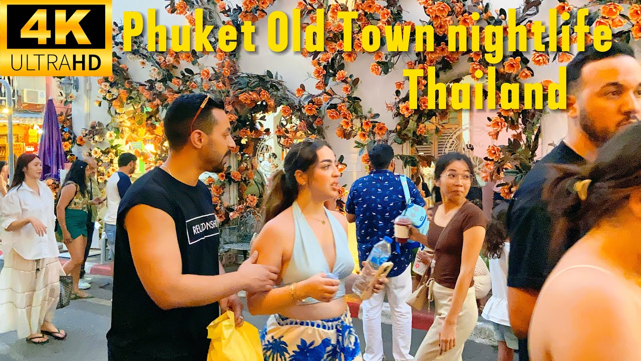 4k HDR Phuket Old Town: The Most Instagrammable Place in Thailand 🇹🇭 