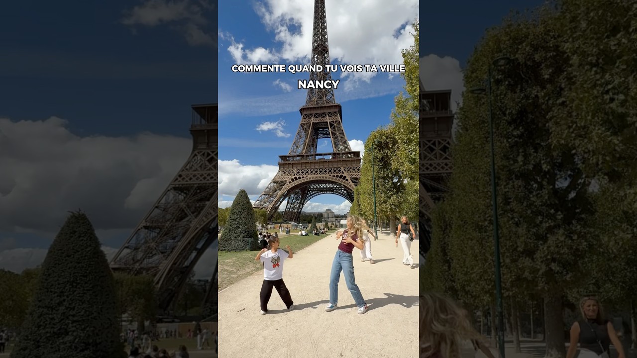UNE PARISIENNE QUI S&rsquo;EN FOUT DE LA TOUR EIFFEL #paris #danse #shorts