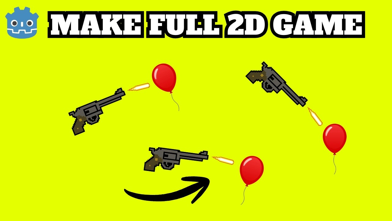 Godot 4 Tutorial: Build a Balloon Shooter.