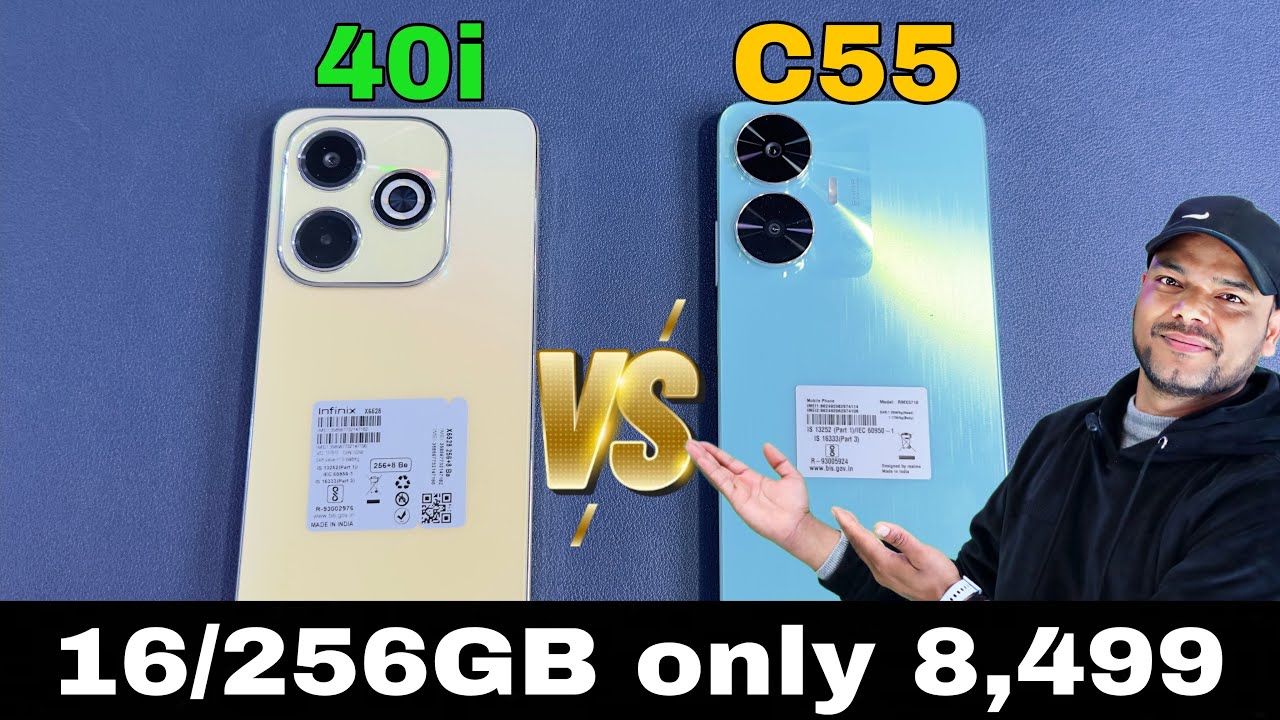 Infinix Hot 40i 🆚 Realme C55 ⚡ Unboxing & Comparison || Best Smartphone Price Drop