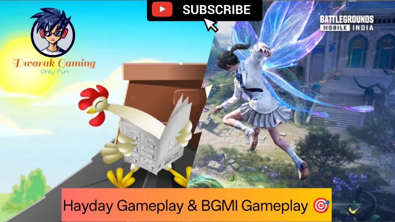 Hayday & BGMI Gameplay 🎯
