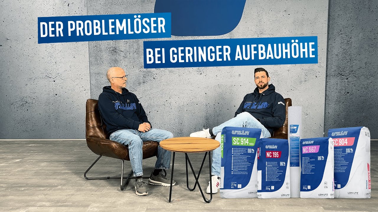 Wenn’s leicht & schnell gehen muss:  Estrich mit dem UZIN Turbolight®-System!
