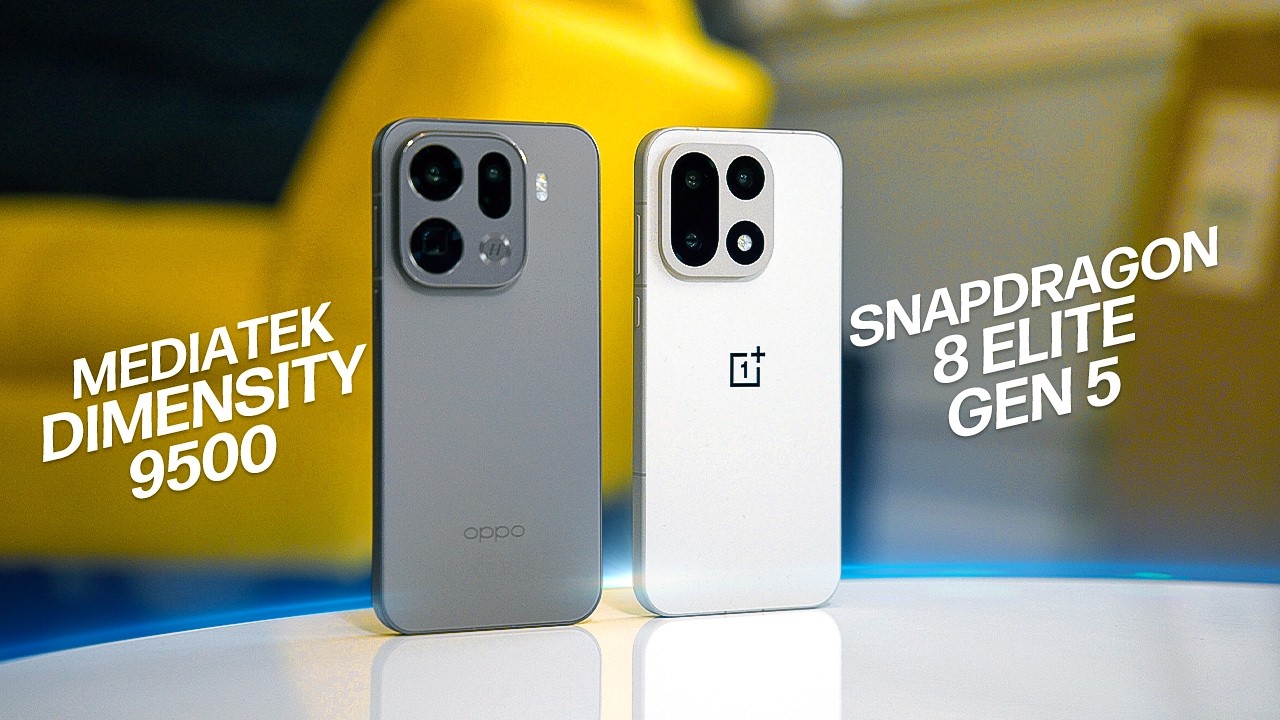 Mediatek Dimensity 9500 против Snapdragon 8 Elite Gen 5: видеоигровой битвы!