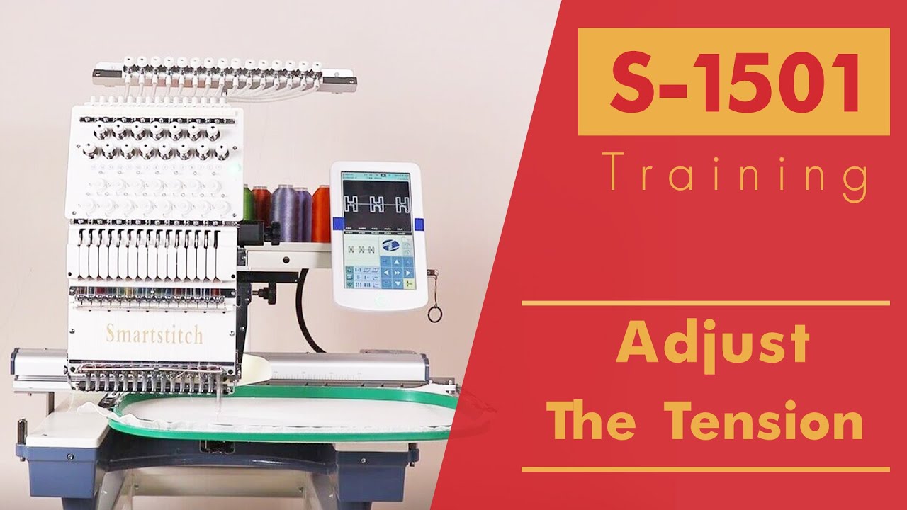 Вышивальная машина Smartstitch S1501. Начало работы. Регулировка натяжения нити.