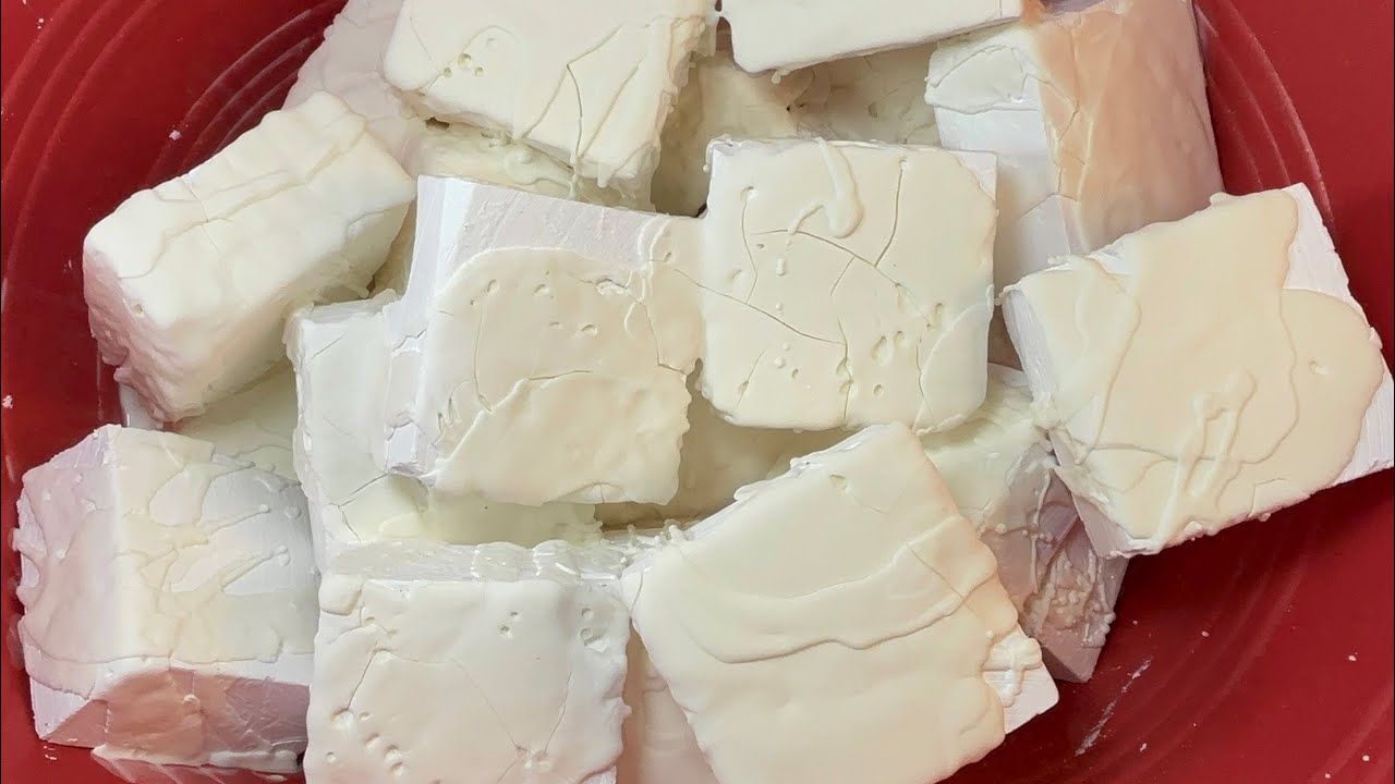White Cornstach Paste | Oddly Satisfying 
