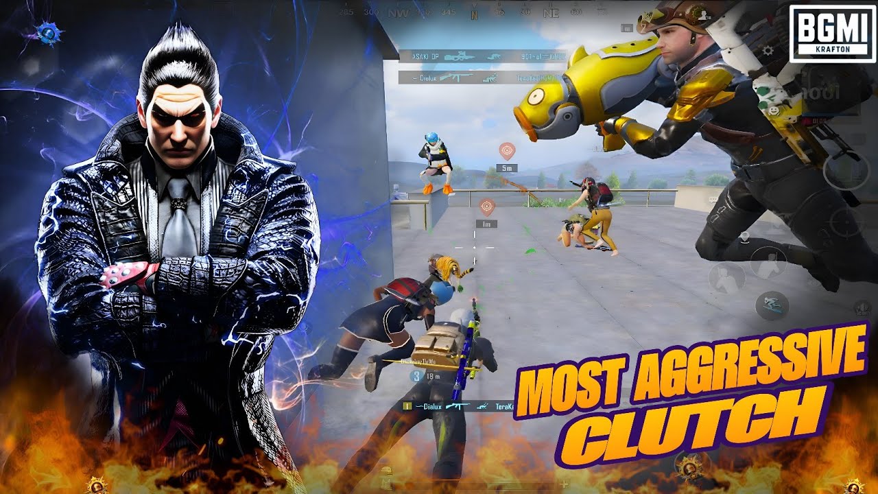 They Never Expected This Push 😈 | BGMI Squad Clutch | One Plus Pad 3 | 5 Finger Gameplay | 