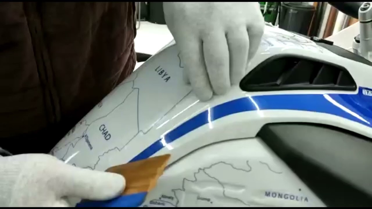 BMW R1200/1250GS Adv 2021 onwards HOW TO APPLY, INSTALL, look TUTORIAL tank blue stickers decals